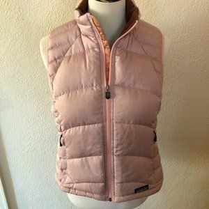 Patagonia Puffer Goose Down Vest Pink Medium